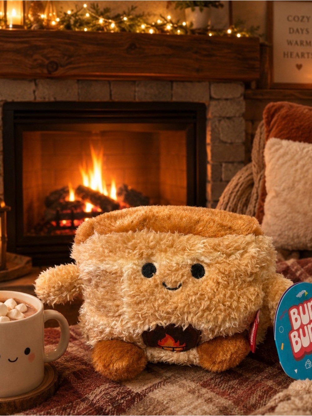 Cozy 4.5 Fireplace BumBumz Plush